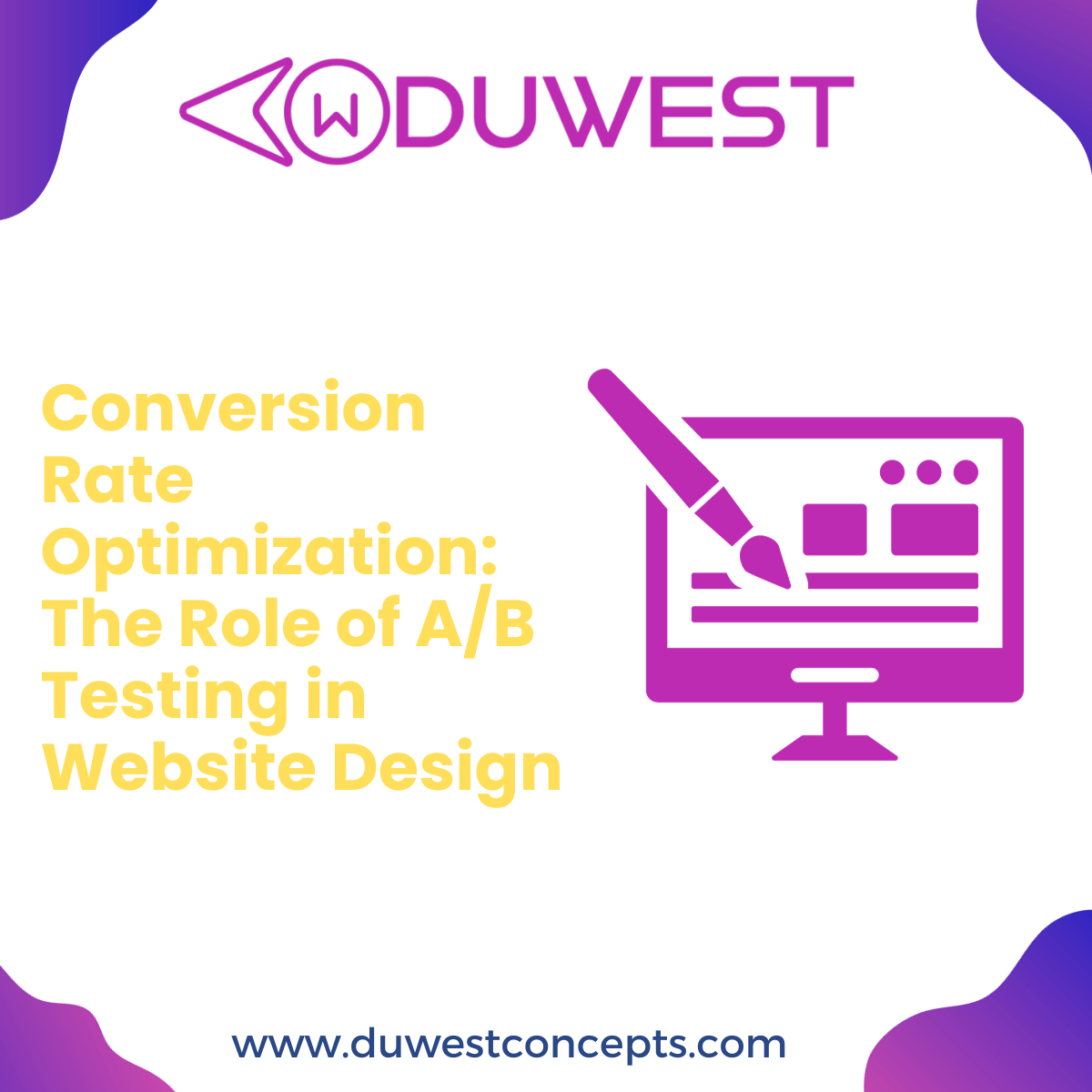 A/B Testing for Website Optimization and Conversion Rate