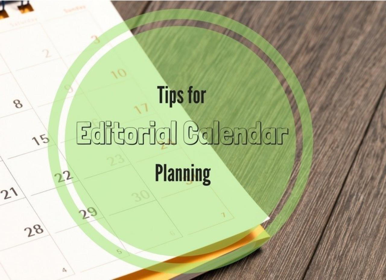 Building an Editorial Calendar for Small Business Success